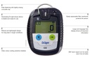 Dräger Pac® 6500 Serviceable personal single gas detector