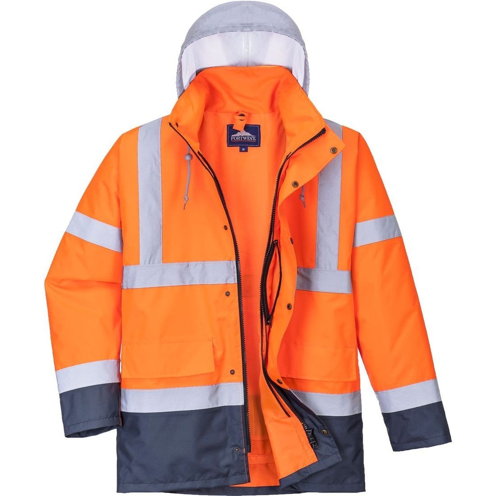 S471 4-in-1 Hi-Vis Contrast Traffic Jacket