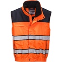 C466 Hi-Vis 3-in-1 Contrast Winter Bomber Jacket