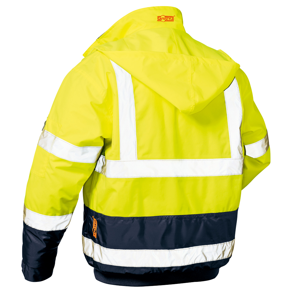 Hi-Vis 2-in1 Two-Tone Waterproof Winter Bomber Jacket