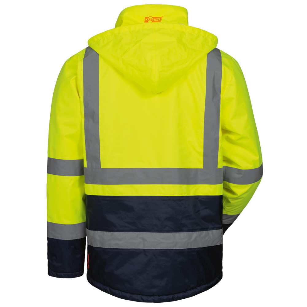 Hi-Vis Two-Tone Waterproof Winter Parka Jacket
