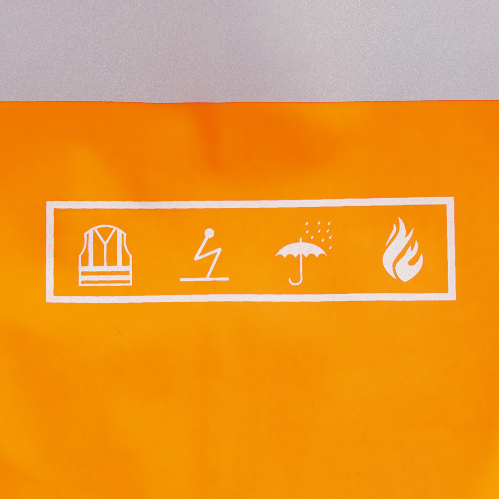 FR Anti-static Hi-Vis Waterproof PU Coated Rain Jacket