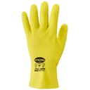 EDMONTON Latex chemical gloves, length 30 cm, flock lined