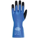 FARNHAM Chemical Cut Resistant (Level F) Double Nitrile Foam Coated gloves, Type A (J.K.L.M.N.O)