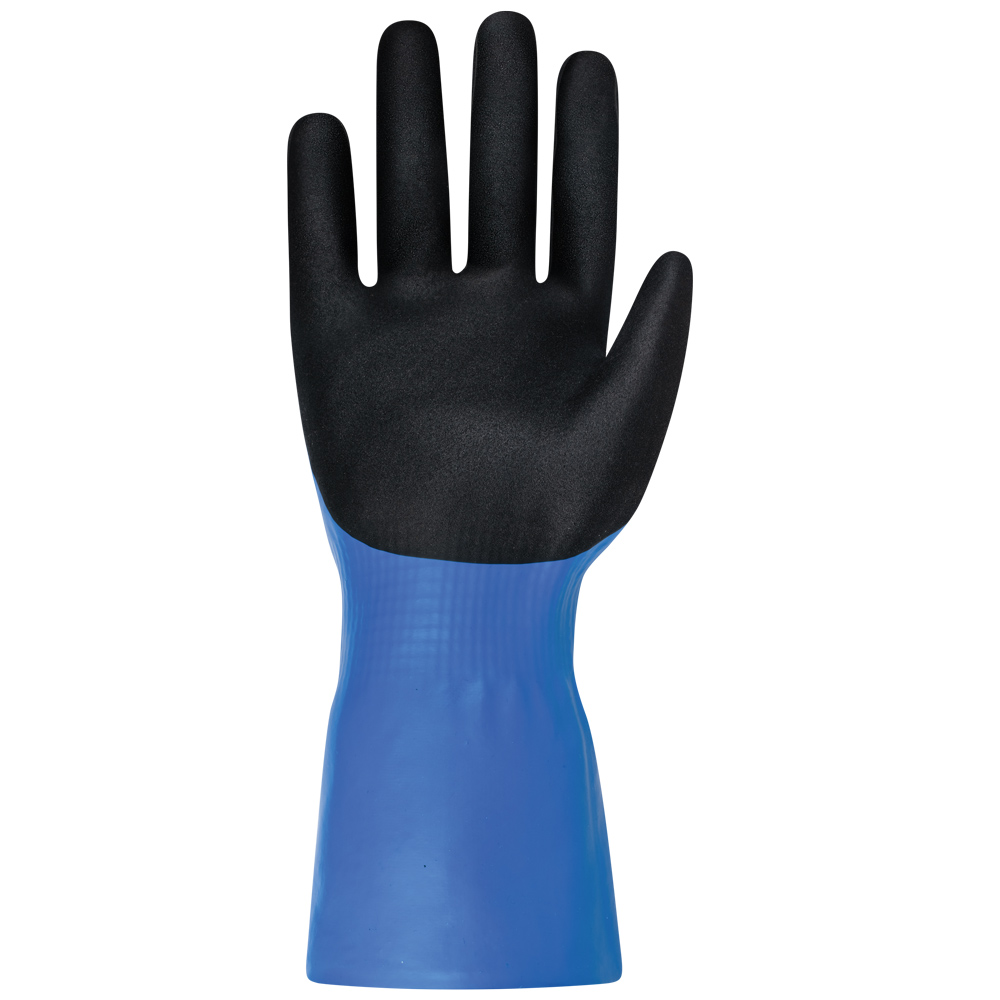 FARNHAM Chemical Cut Resistant (Level F) Double Nitrile Foam Coated gloves, Type A (J.K.L.M.N.O)