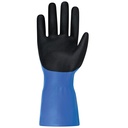 FARNHAM Chemical Cut Resistant (Level F) Double Nitrile Foam Coated gloves, Type A (J.K.L.M.N.O)