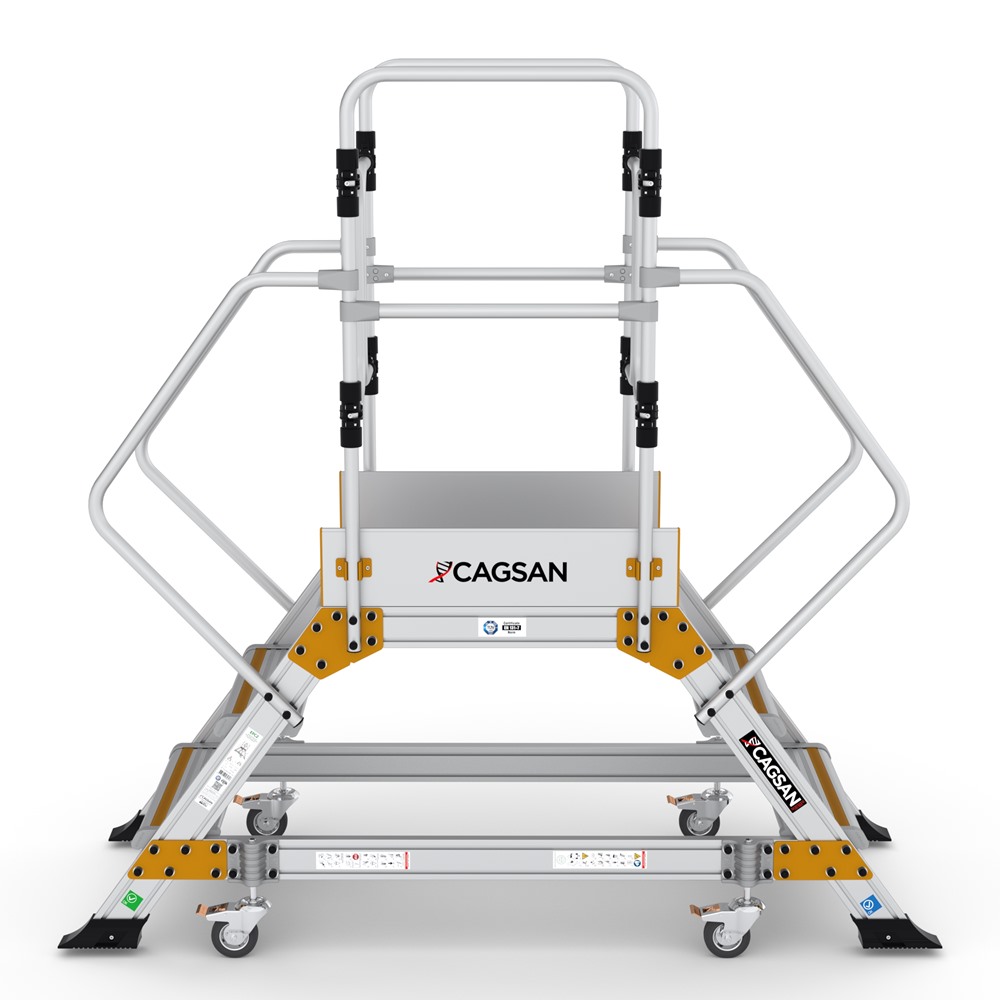 LEXOR - Double Sided Industrial Platforms with Spring Wheels