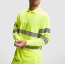HV9306 POLARIS L/S Hi-Viz Polo Shirt