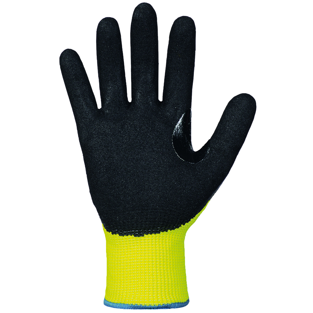 NEON CUT Cut Resistant Micro Nitrile Foam Sandy Glove, Cut (C)