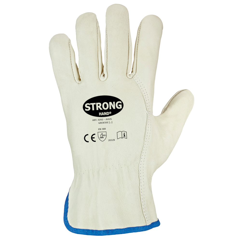 AVUS Driver Cowgrain Nappa Leather Gloves