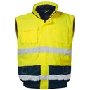 SIEGFRIED/VOLKER Hi-Vis 4-in-1 Two-Tone Waterproof Breathable Winter Bomber Jacket