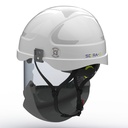 SECRA-2 Electrically insulating helmet with face shield APC 2,  Class E (20 kV AC), Class 0 (1000V AC/1500V DC)
