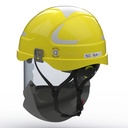SECRA-2 Electrically insulating helmet with face shield APC 2,  Class E (20 kV AC), Class 0 (1000V AC/1500V DC)
