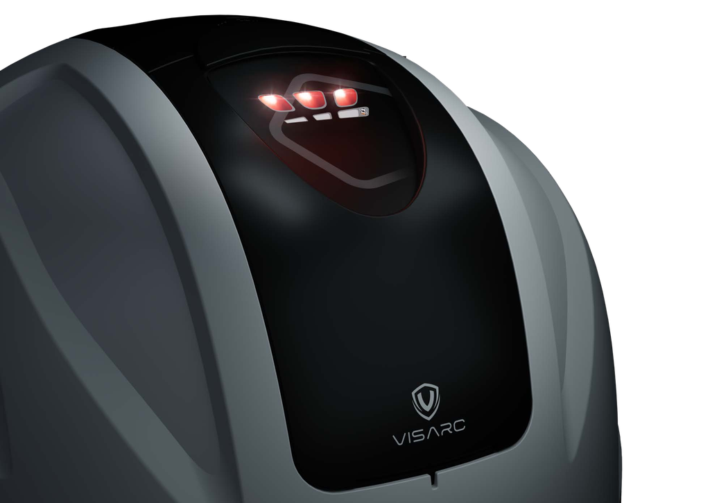 V1 VISARC APC1 helmet for electricians with integrated APC1 arc-flash face shield