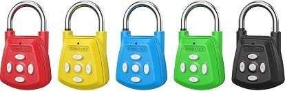 SP03 4.5/27mm Smart Code Button Padlock Steel Shackle