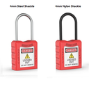 701B 4mm/38mm Thin Nylon Shackle Safety Padlock