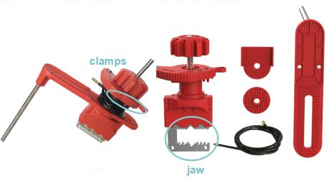 F31 Universal Valve Lockouts (Single Arm)