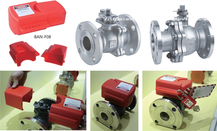 F08 Adjustable Flange Ball Valve Lockouts