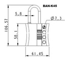 K44 Non-Conductive Nylon Hasps