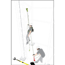 FA 20 113 - 2-in-1 sliding fall arrest system with pre-incorporated evacuation feature
