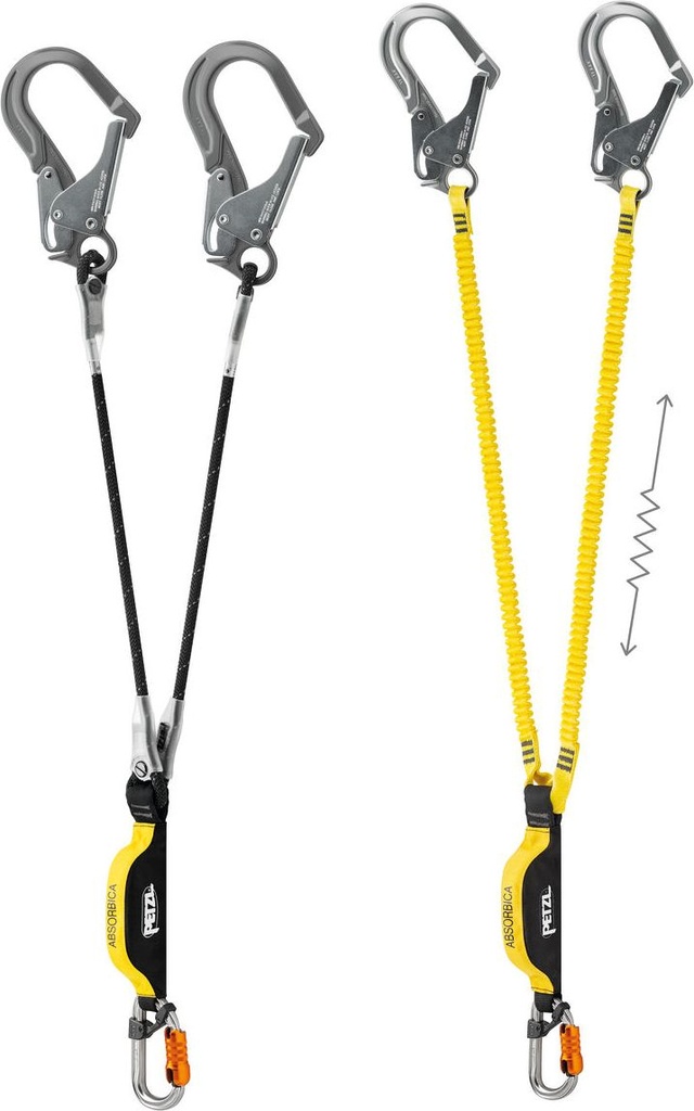 L01 ABSORBICA®-Y Double lanyard with integrated energy absorber