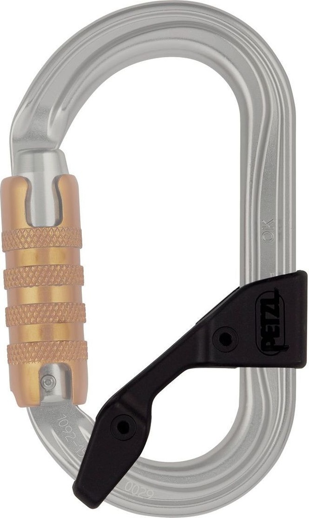 M33A OK Oval carabiner for use with pulleys and ascenders