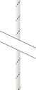 R076AA SEGMENT 8 mm Accessory cord designed for expert caving