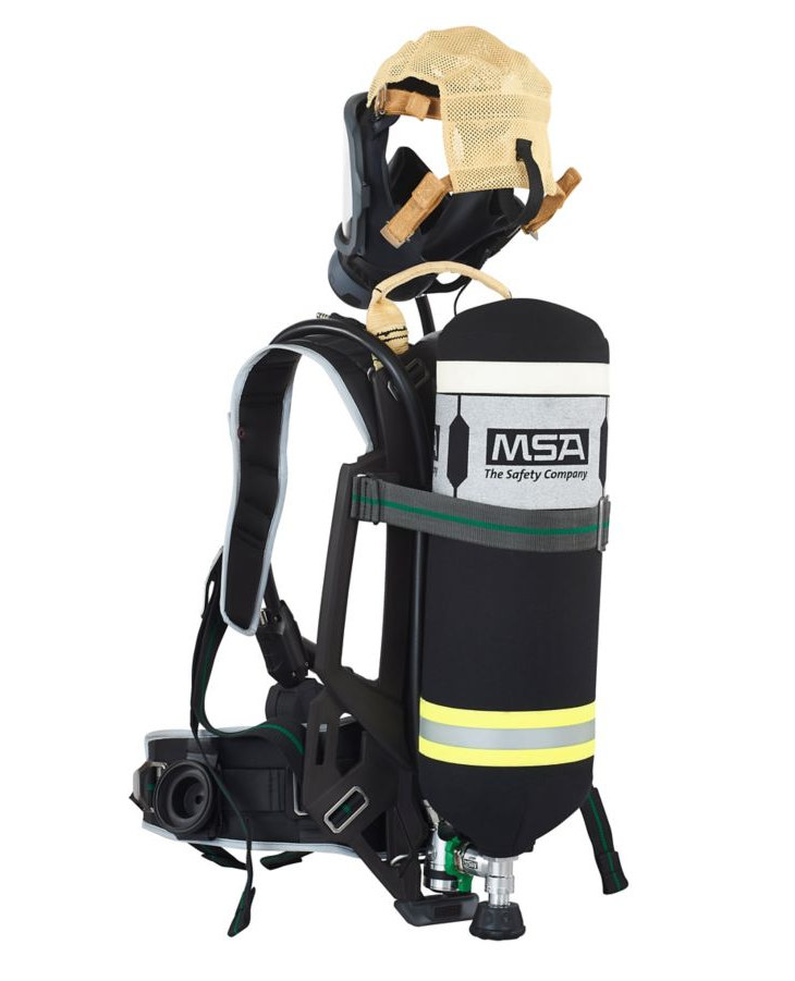 SCBA Kit - M1 (Fixed, Basic Harness, Bumper, Haltefix) + Mask and Cylinder