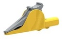 5066-IEC Alligator clip with 4 mm female banana socket