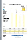 DT 20 Insulating telescopic poles with  screwed M10 head