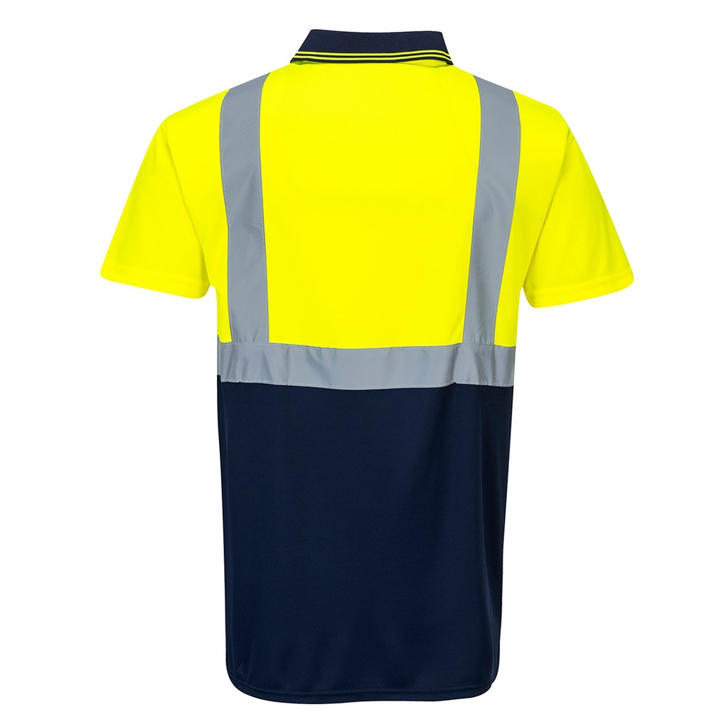 S479 Hi-Vis Contrast Polo Shirt S/S