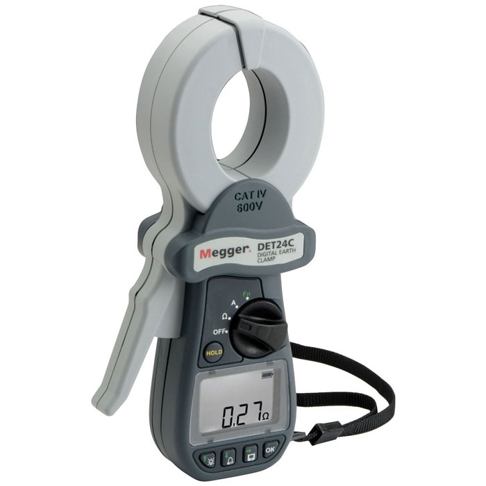 DET Clamp-on earth resistance tester