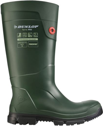 LJ2KL01 Dunlop Purofort TerraPRO full safety Wellington S5 CI CR SRC