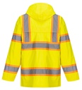 UH400 Hi-Vis Contrast Tape Rain Jacket