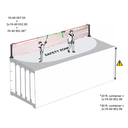 FA6090106 Marking net for temporary lifeline for 20 ft container