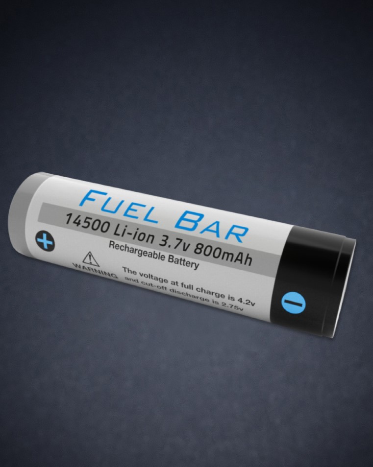 14500 Fuel Bar Samsung 14500 3.7v 800mah LI-ION Battery - for FL-4R &amp; HV-FL7R