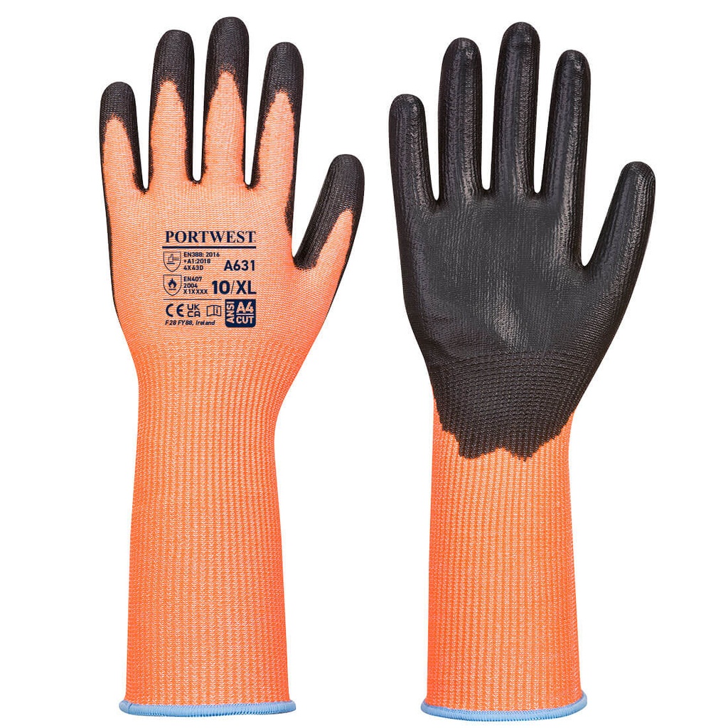A631 Vis-Tex Cut Glove Long Cuff, Cut (D)