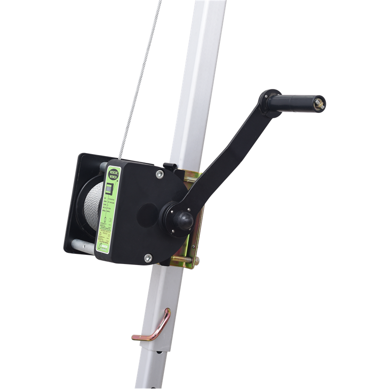 FA60003 S ARGO Rescue and work Winch for Tripods, Hexapod, MultiSafeWay and EasySafeWay, stainless steel wire