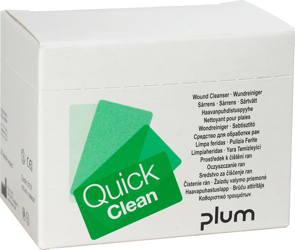 5151 QuickClean wound cleansing wipes 20 pcs.