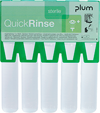 5160 QuickRinse eye wash ampoules set with 5 ampoules