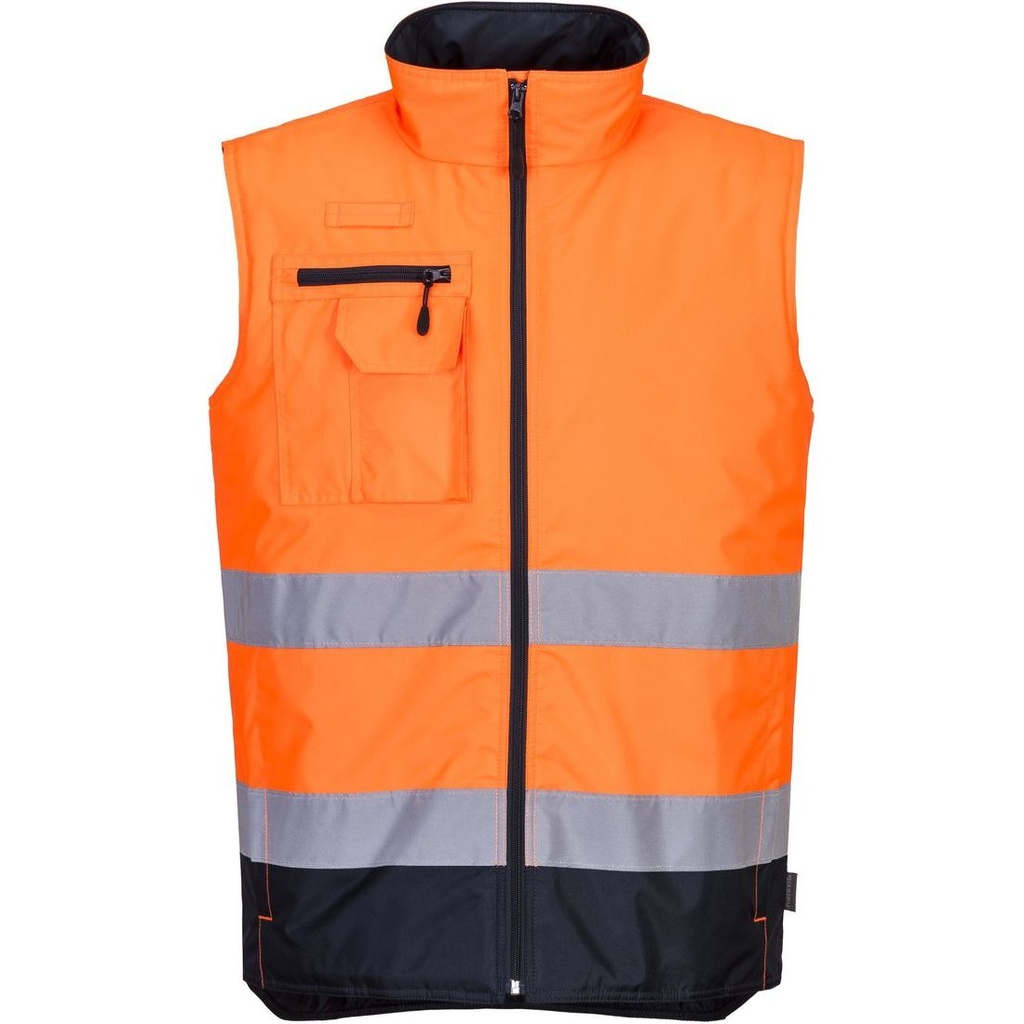 S267 Hi-Vis 2-Tone Bodywarmer
