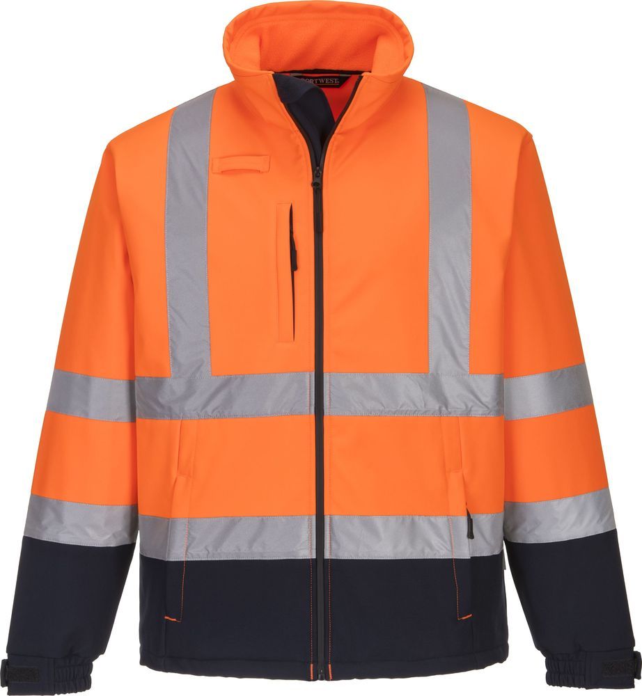 S425 Xhaketë Softshell Fosforeshente, Dyngjyrëshe (3L)