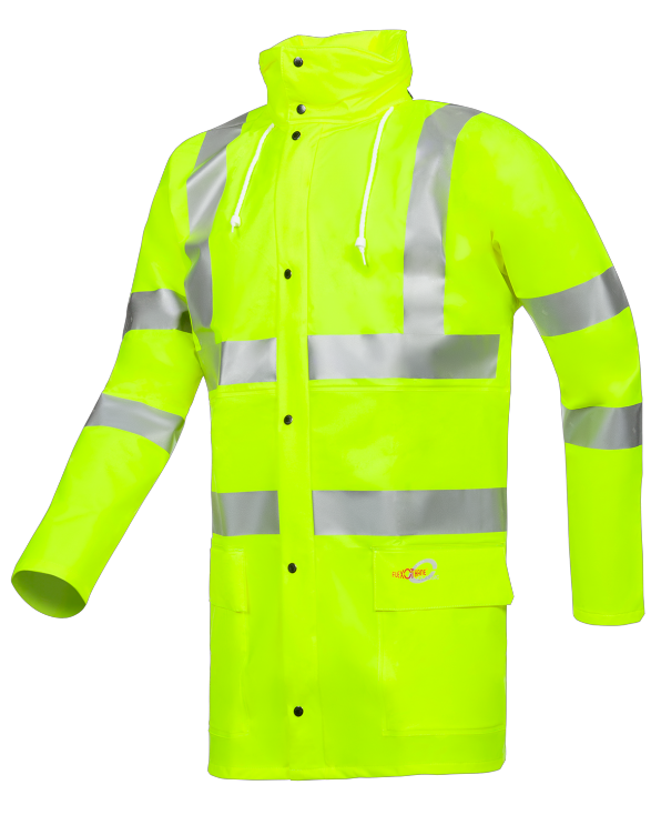 3762A2F01 Gorda Hi-vis rain jacket