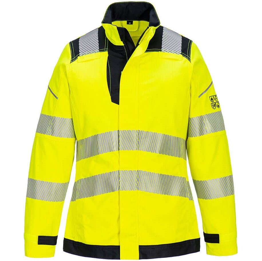 FR715 Xhaketë për Femra Flake Duruese Antistatike Hi-Vis PW3