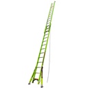 17228EN SUMOSTANCE with HYPERLITE Technology, 2 x 14 rungs - EN 131 - 150 kg Rated, Fiberglass Electrical Insulated Extension Ladder with GROUND CUE and Pole Strap