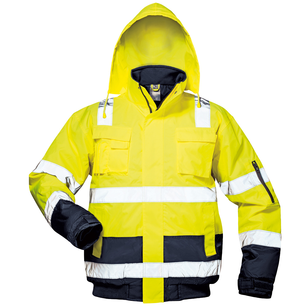 AXEL/JONAS Hi-Vis Two-Tone Waterproof Winter Bomber Jacket