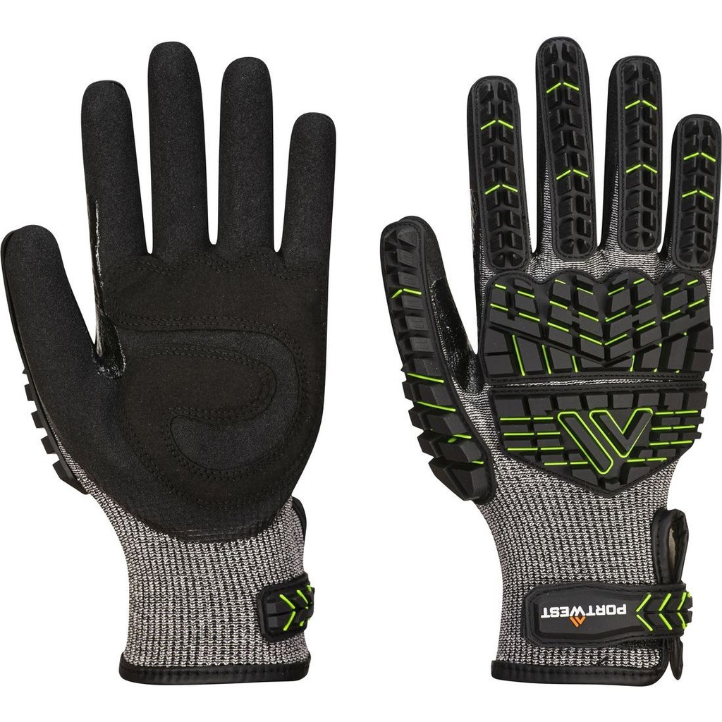 A755 VHR15 Nitrile Foam Coated Cut &amp; Impact Glove, Cut F