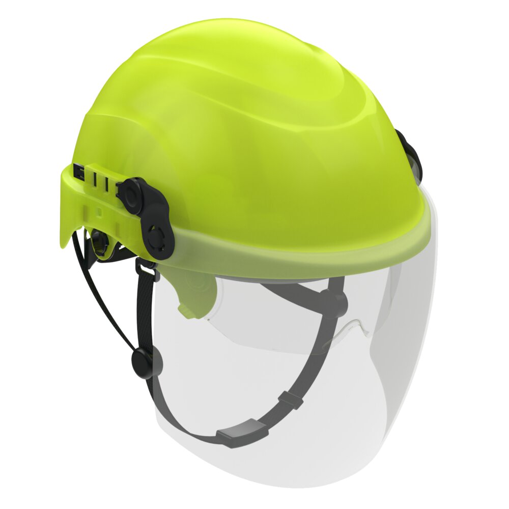 ATRA 20S Industrial safety helmet + Internal visor + External visor against electric arc Class 1 (4 kA/0,5s)