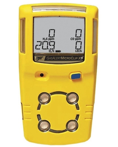 [MCX3] BW MicroClip X3 Multi-Gass Detector