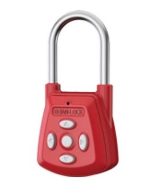 [SP03J] SP03J 4.5/38mm Smart Code Button Padlock Steel Shackle